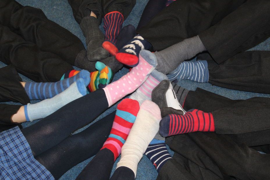 Odd socks day at HCJS