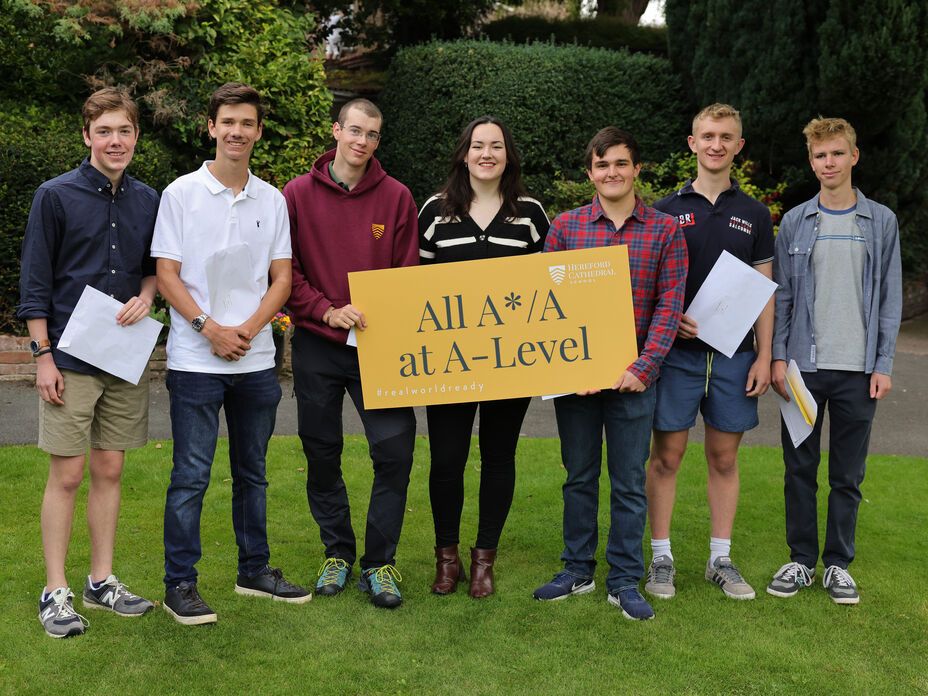 A-Level students all grade A*A